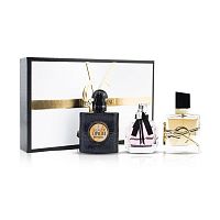 Парфюмерный набор Yves Saint Laurent Black Opium/Mon Paris/Libre 3x30 ml оптом в Кемерово 